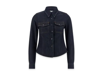 DRIES VAN NOTEN Women's 'Cellie Den' Shirt "Blue"