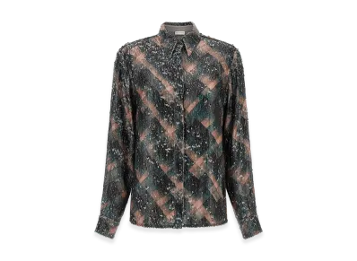 DRIES VAN NOTEN Women's 'Chowy Emb' Shirt "Green"