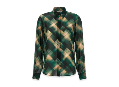 DRIES VAN NOTEN Women's 'Chowy' Shirt "Green"