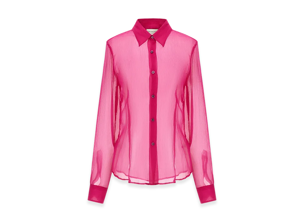DRIES VAN NOTEN Women's 'Cloudy' Shirt "Fuchsia"