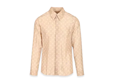 DRIES VAN NOTEN Carvies Silk Shirt "Rose"