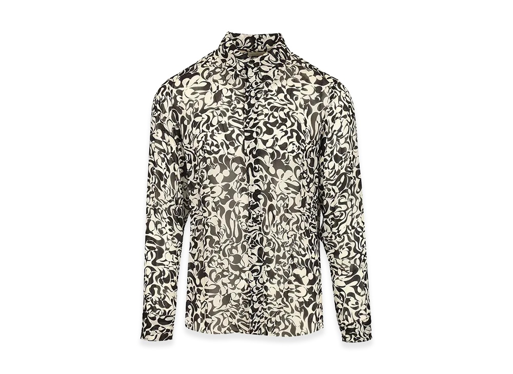 DRIES VAN NOTEN Carvies Viscose Shirt "Black"