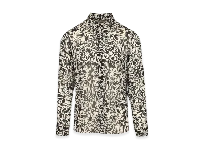 DRIES VAN NOTEN Carvies Viscose Shirt "Black"