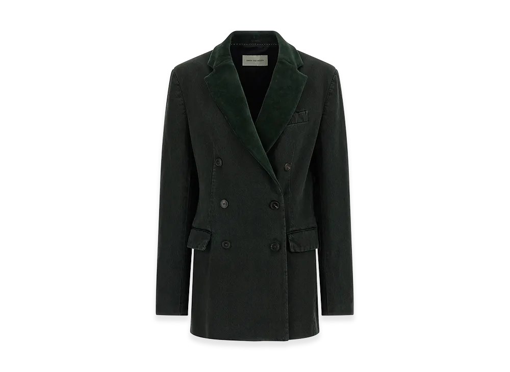 DRIES VAN NOTEN Women's 'Befya' Blazer "Green"