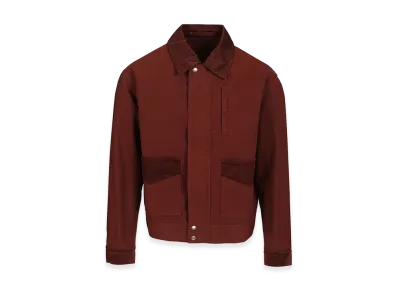 DRIES VAN NOTEN Cotton Blend Blouson "Bordeaux"