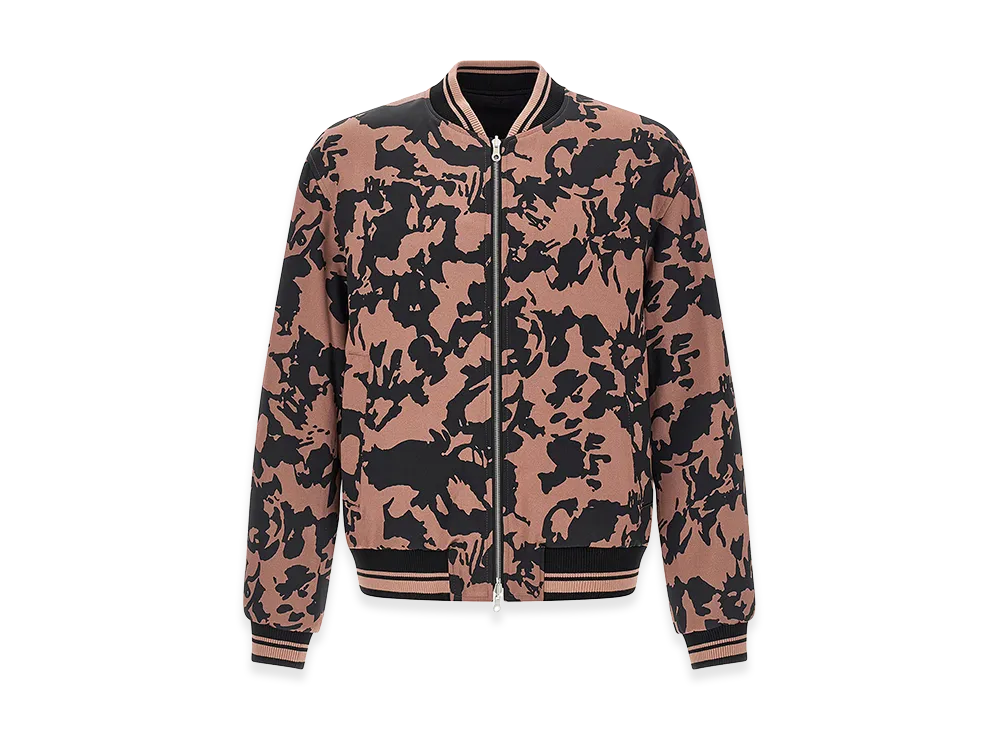 DRIES VAN NOTEN 'Volker' Reversible Bomber Jacket "Rose"