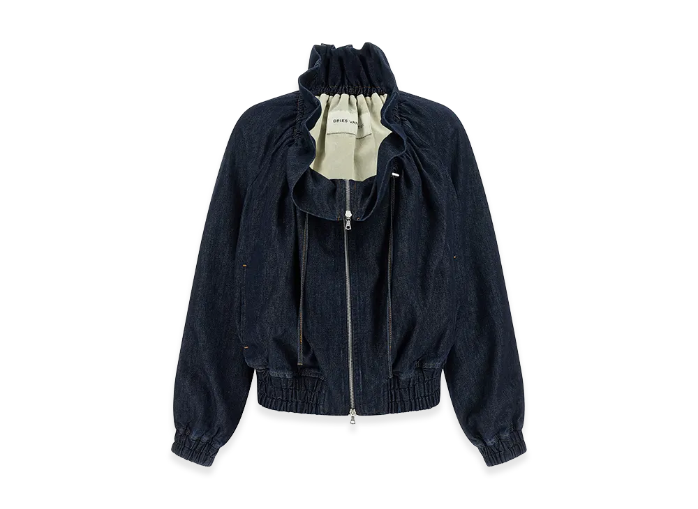 DRIES VAN NOTEN Women's 'Voly' Jacket "Blue"