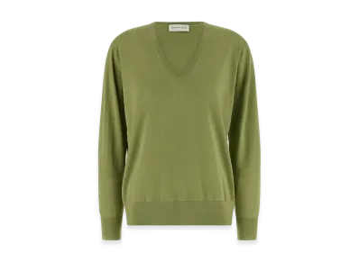 DRIES VAN NOTEN Women's 'Tuomas' Sweater "Green"