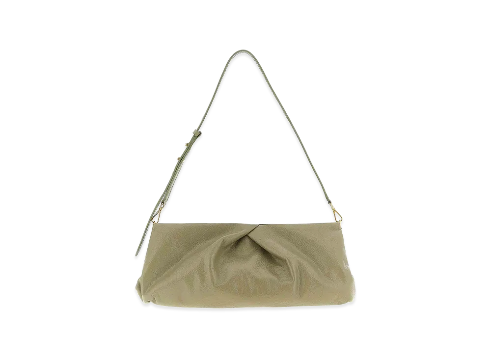 DRIES VAN NOTEN Women's 'Crisp' Big Clutch "Green"