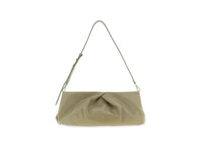 DRIES VAN NOTEN Women's 'Crisp' Big Clutch "Green"