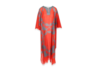 DRIES VAN NOTEN Women's Cotton Kaftan with Geometric Print "Multicolor"