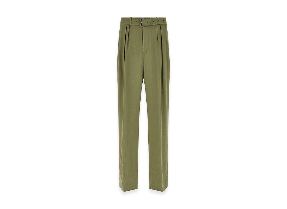 DRIES VAN NOTEN 'Preaches' Pants "Green"