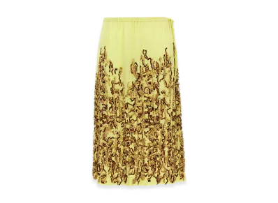 DRIES VAN NOTEN Women's 'Salga' Skirt "Yellow"