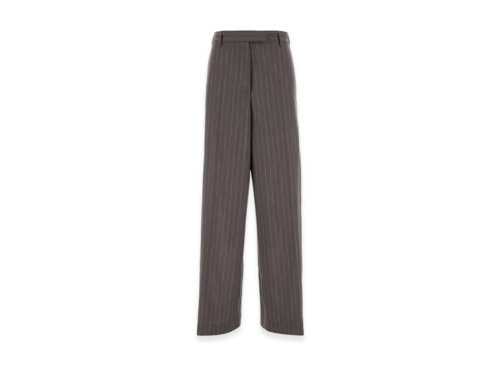 DRIES VAN NOTEN Women's Embroidered Wool Blend Penn Palazzo Pant "Violet"