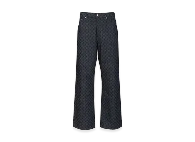 DRIES VAN NOTEN Floral Wide-Leg Jeans "Blue"