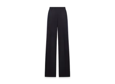 DRIES VAN NOTEN Women's Tailored Wool Trousers "Blue"