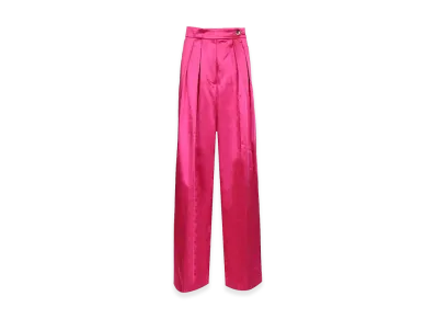 DRIES VAN NOTEN Women's Wide Trousers "Fuchsia/Pink"