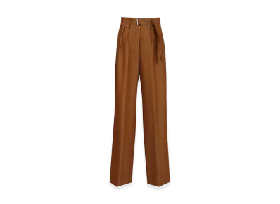 DRIES VAN NOTEN Women's Wide-Leg Trousers "Brown"