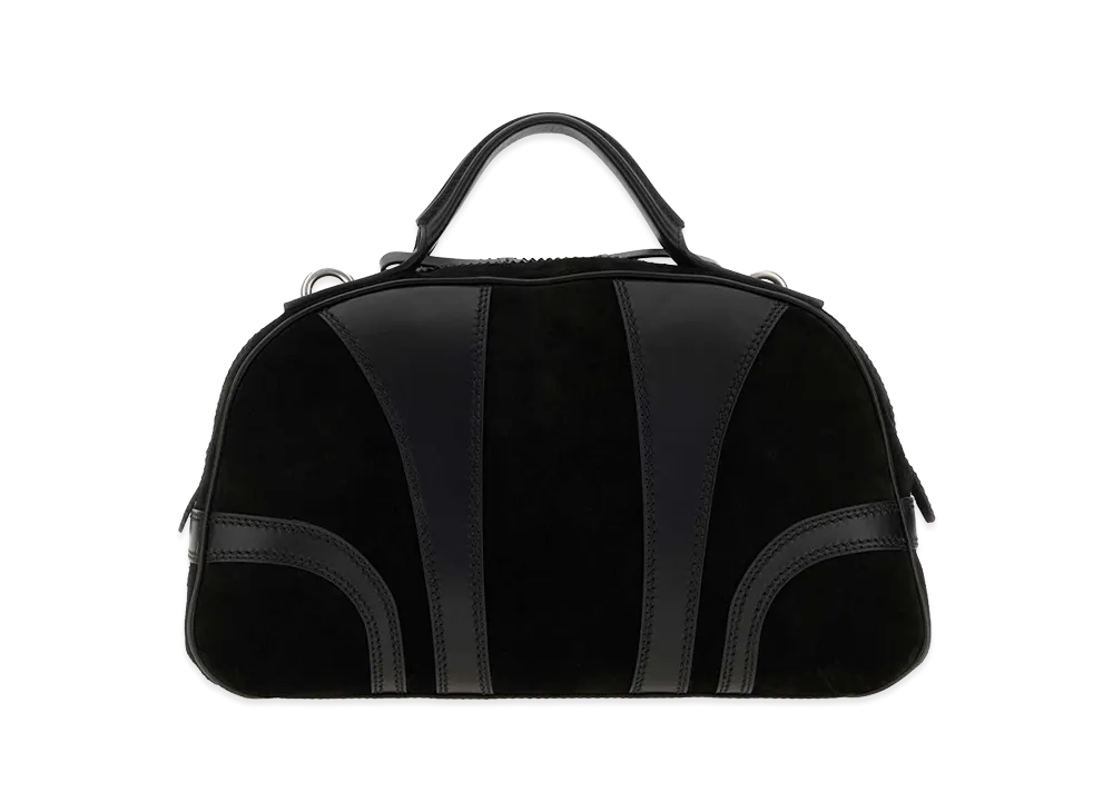 DRIES VAN NOTEN Suede And Leather Handbag "Black"