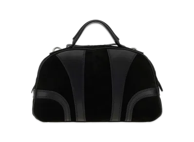 DRIES VAN NOTEN Suede And Leather Handbag "Black"