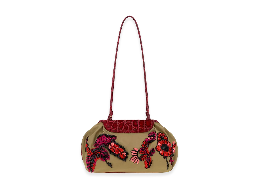 DRIES VAN NOTEN Women's Embroidery Shoulder Bag "Multicolor"