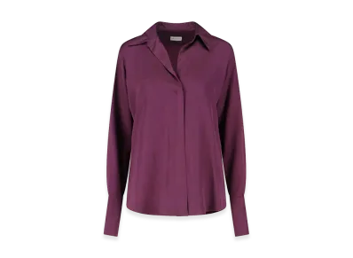 DRIES VAN NOTEN Women's Viscose Shirt "Purple"
