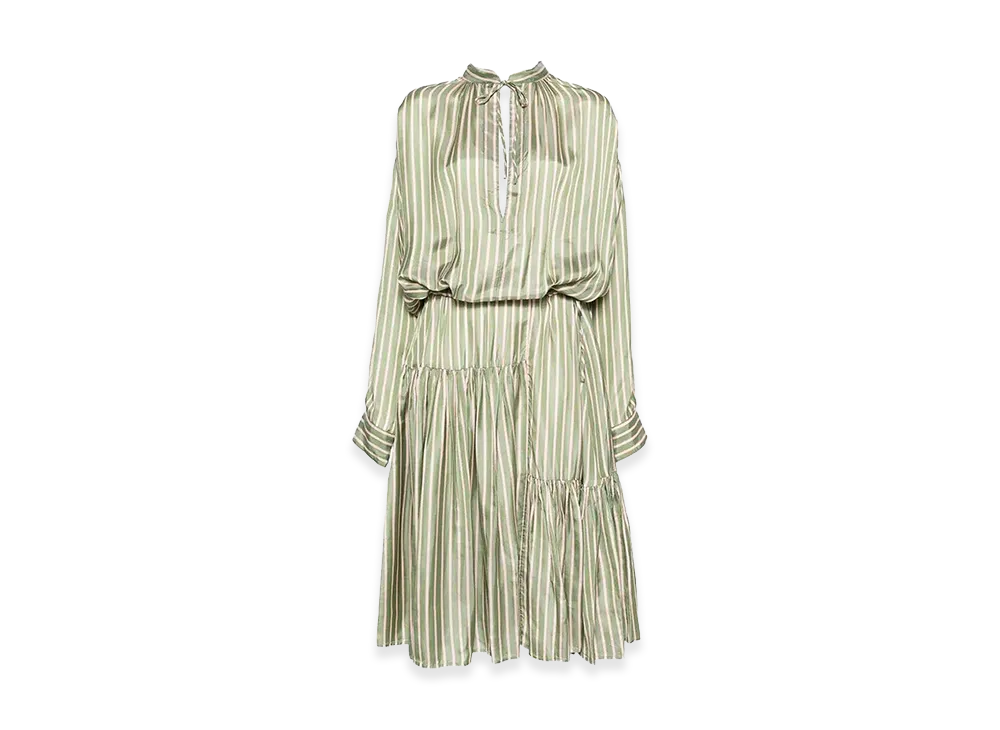 DRIES VAN NOTEN Women's Long Dress "Gray"