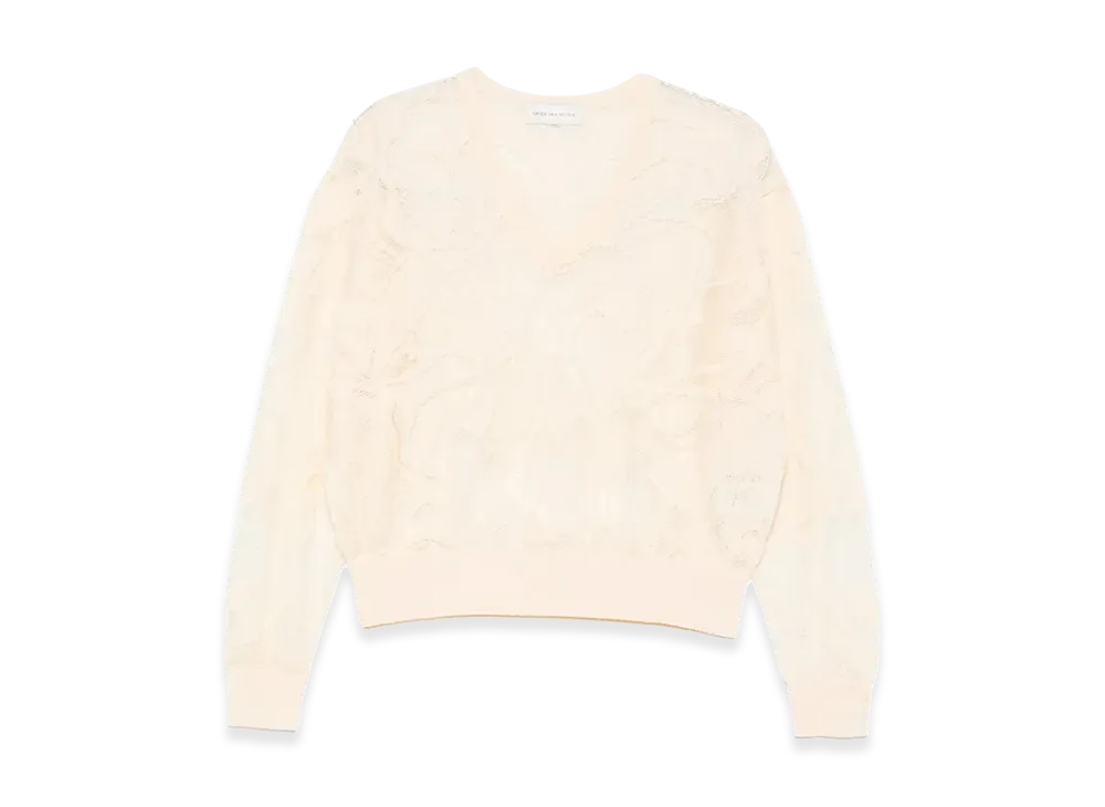 DRIES VAN NOTEN Women's Torion 3733 Wksweater "White"