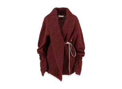 DRIES VAN NOTEN Women's Cardigan Oversize "Red"