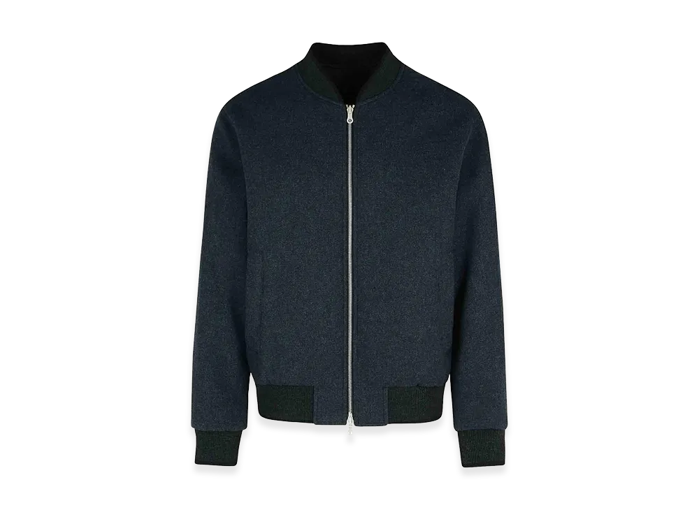 DRIES VAN NOTEN Volker Reversible Cotton Blend Jacket "Gray/Black"