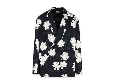 DRIES VAN NOTEN Caplans Viscose Blazer "Black"
