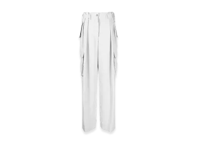 DRIES VAN NOTEN Women's Casual Trousers "Light Grey"