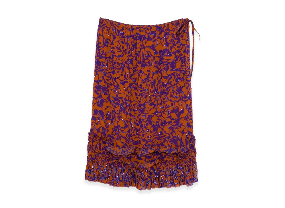 DRIES VAN NOTEN Women's Skirt "Orange"