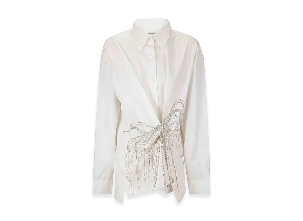 DRIES VAN NOTEN Women's Cotton Shirt "Cream"