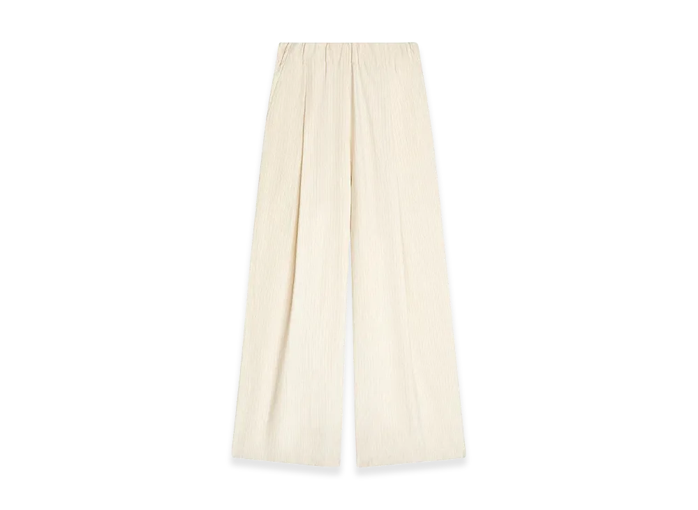 DRIES VAN NOTEN Women's Ecru Pila Trousers "Light Beige"
