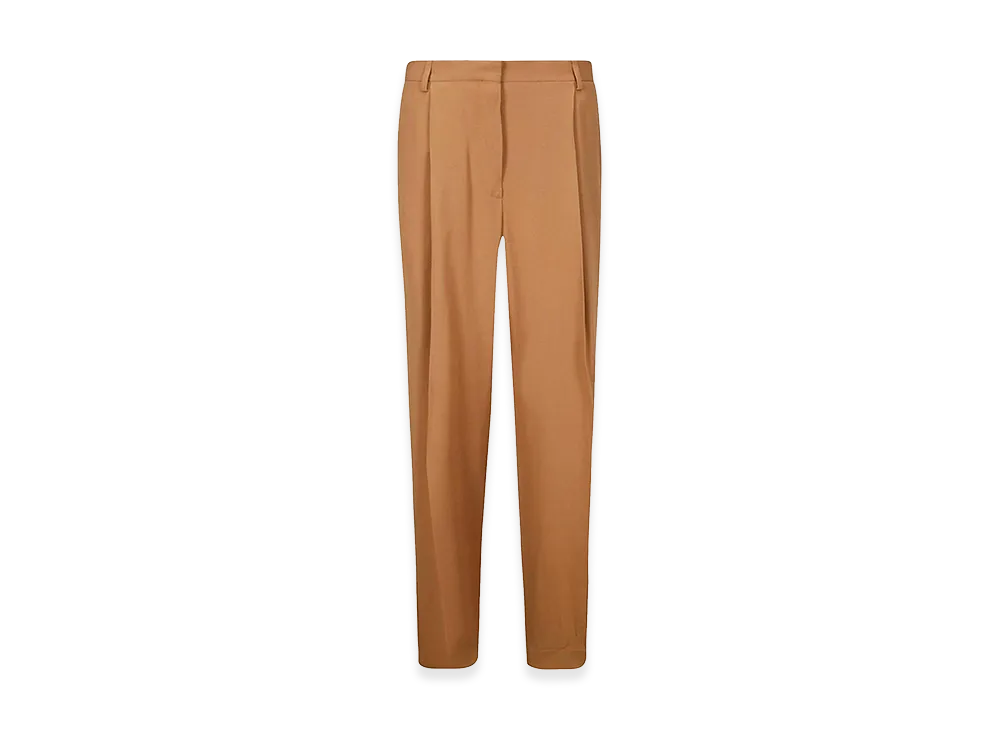 DRIES VAN NOTEN Women's Driver Trousers "Brown"