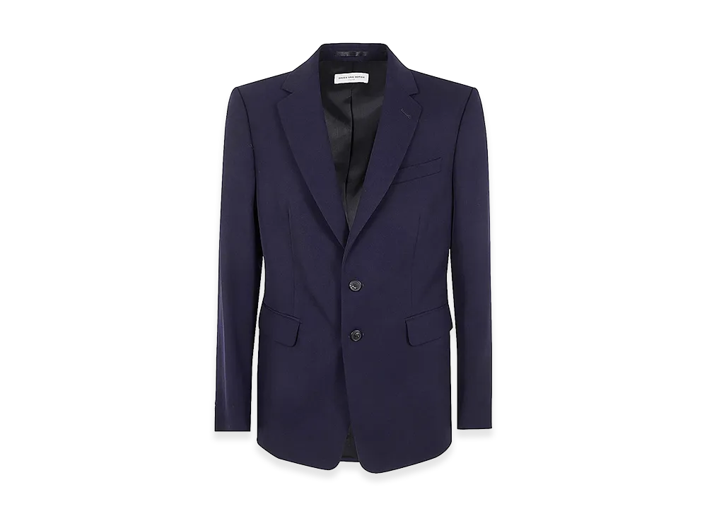 DRIES VAN NOTEN Casual Wool Jacket "Blue"