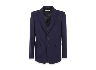 DRIES VAN NOTEN Casual Wool Jacket "Blue"