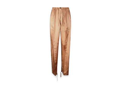 DRIES VAN NOTEN Women's Viscose Pants "Taupe"