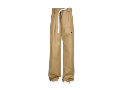 DRIES VAN NOTEN Trousers In Cotton "Beige"