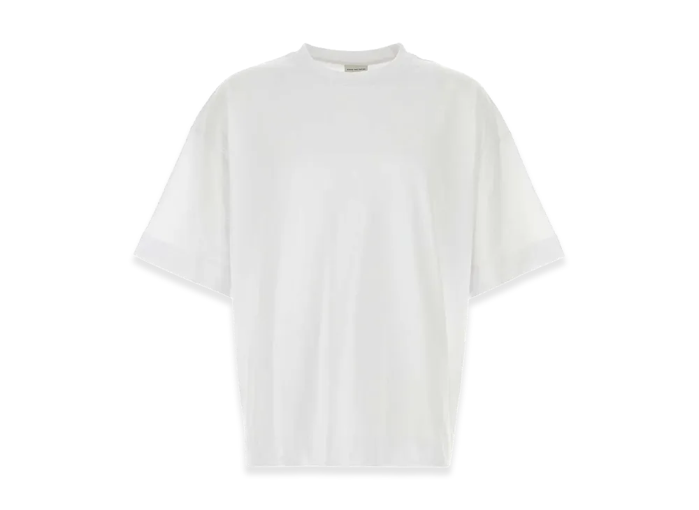 DRIES VAN NOTEN Cotton Heno Oversize T-Shirt "White"