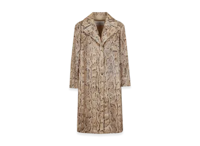 DRIES VAN NOTEN Women's Ricca Emb 1483 W.W.Coat "Beige"