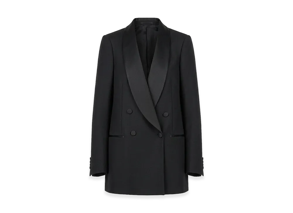 DRIES VAN NOTEN Women's Double-Breasted Jacket "Black"