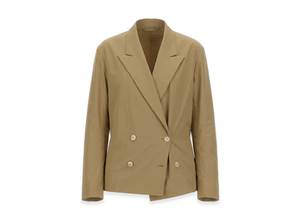 DRIES VAN NOTEN Women's Double-Breasted Shirt "Beige"