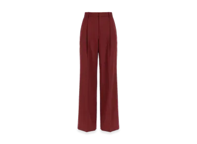 DRIES VAN NOTEN Women's Pants Portias "Bordeaux"