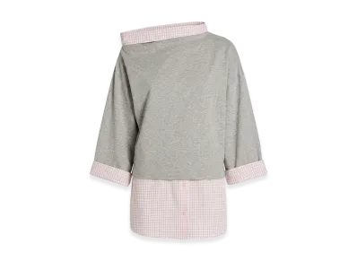 DRIES VAN NOTEN Women's Cotton Shirt Sweatshirt "Gray"