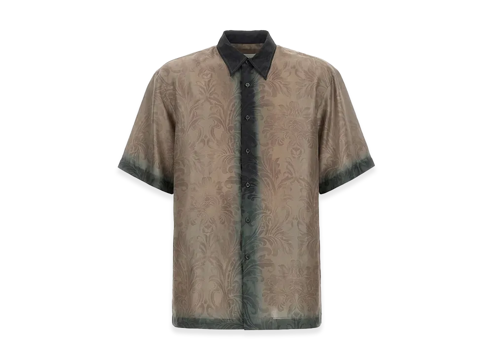 DRIES VAN NOTEN Silk Shirt "Green"
