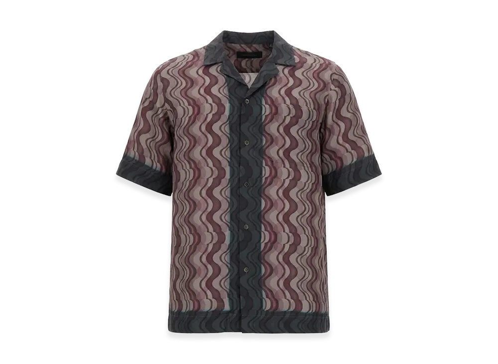 DRIES VAN NOTEN Printed Shirt "Violet"