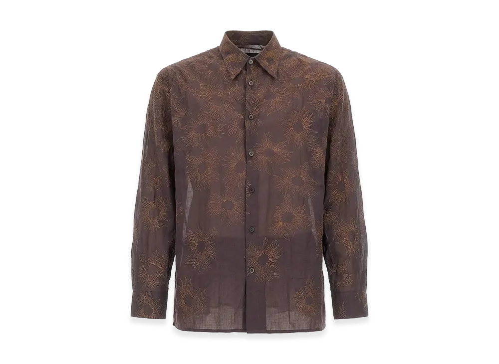 DRIES VAN NOTEN Printed Shirt "Purple"