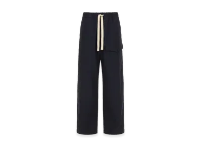 DRIES VAN NOTEN Cotton Pants "Blue"
